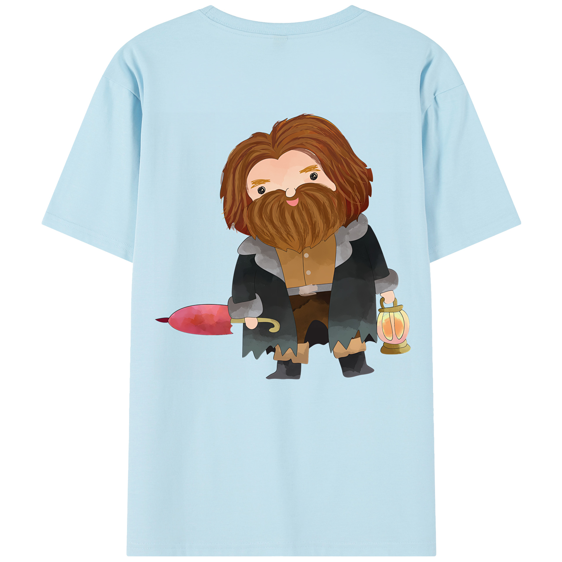 （画像用） Harry Potter ハリー・ポッターシリーズ 綿100％半袖Tシャツ（背面プリント）